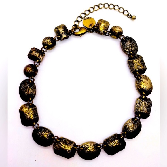 RARE Kathy Van Zeeland Amber Gemstone Necklace-Vintage-New without tags - Picture 3 of 4